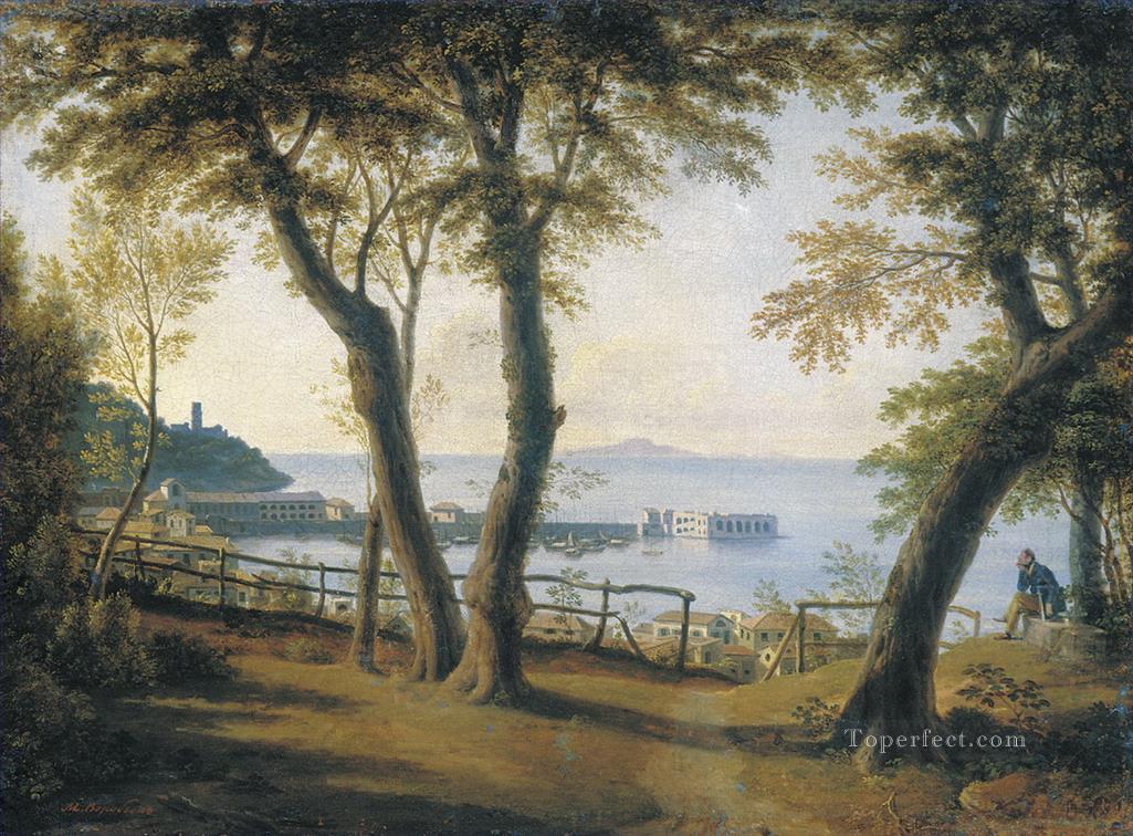 イタリアの海辺の風景 マキシム・ヴォロビエフ 古典油絵